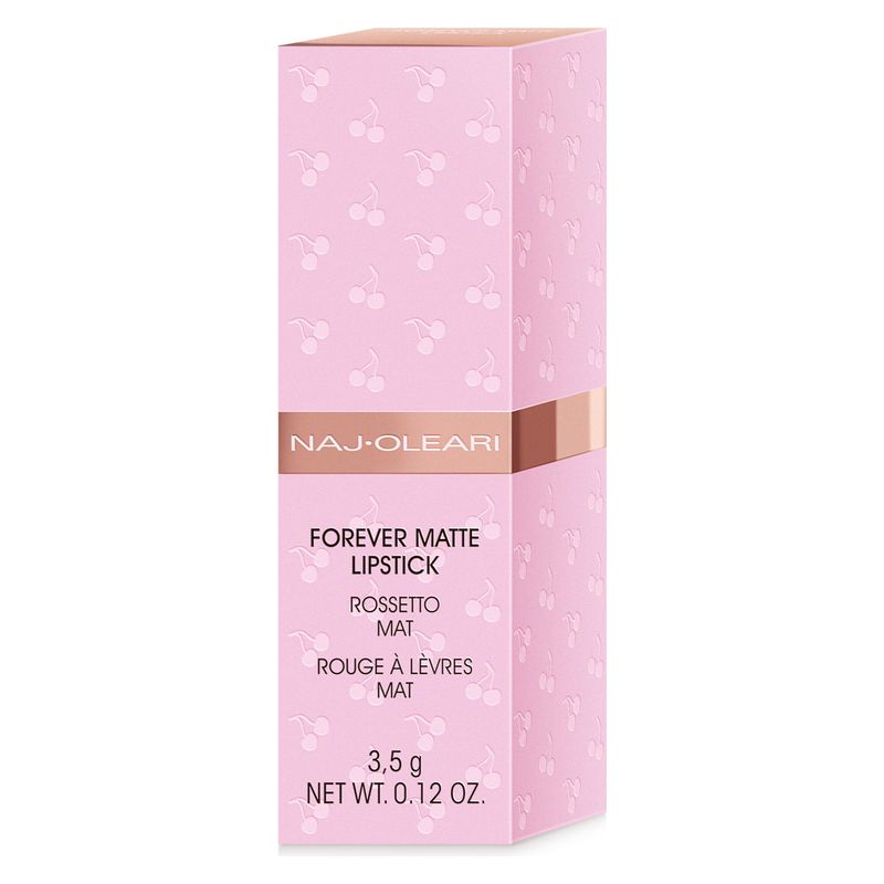 NAJ·OLEARI Forever Matte Lipstick, Rossetto Finish Mat, Colore 03 Papaya, Lunga Tenuta, Idratante e Nutriente con Estratto di Mango Selvatico NAJ·OLEARI Forever Matte Lipstick, Rossetto Finish Mat, Colore 03 Papaya, Lunga Tenuta, Idratante e Nutriente con Estratto di Mango Selvatico