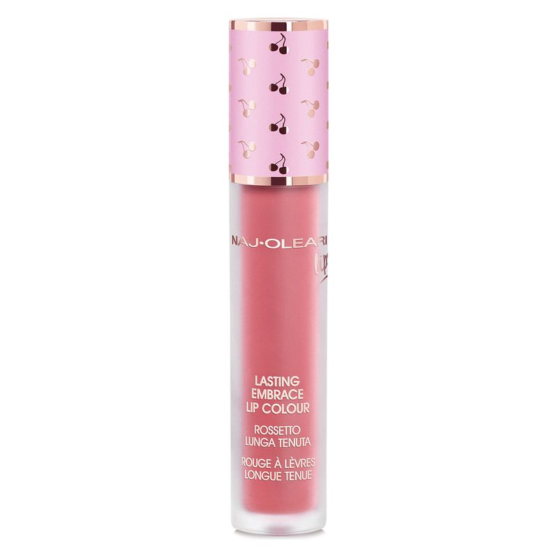 NAJ·OLEARI Lasting Embrace Lip Colour, Rossetto Liquido Lunga Tenuta, 03 Rosa Litchi, Finish Mat, Tinta Labbra Idratante con Acido Ialuronico NAJ·OLEARI Lasting Embrace Lip Colour, Rossetto Liquido Lunga Tenuta, 03 Rosa Litchi, Finish Mat, Tinta Labbra Idratante con Acido Ialuronico