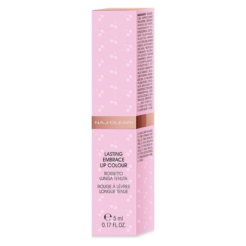 NAJ·OLEARI Lasting Embrace Lip Colour, Rossetto Liquido Lunga Tenuta, 03 Rosa Litchi, Finish Mat, Tinta Labbra Idratante con Acido Ialuronico NAJ·OLEARI Lasting Embrace Lip Colour, Rossetto Liquido Lunga Tenuta, 03 Rosa Litchi, Finish Mat, Tinta Labbra Idratante con Acido Ialuronico
