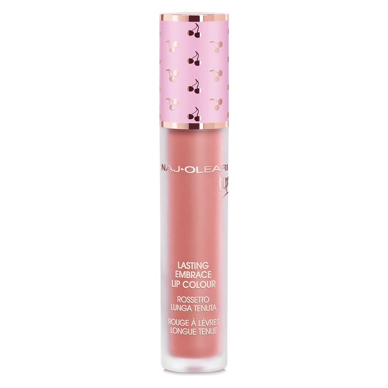 NAJ·OLEARI Lasting Embrace Lip Colour, Rossetto Liquido Lunga Tenuta, 11 Rosa Metallico, 5 ml, Tinta Labbra Idratante No-Transfer con Acido Ialuronico NAJ·OLEARI Lasting Embrace Lip Colour, Rossetto Liquido Lunga Tenuta, 11 Rosa Metallico, 5 ml, Tinta Labbra Idratante No-Transfer con Acido Ialuronico