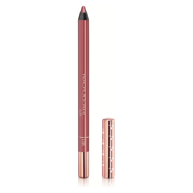 NAJ·OLEARI Perfect Shape Lip Pencil, Matita Labbra Lunga Tenuta, 08 Rosa Pesca, No-Transfer e Waterproof, Make-up Contorno Labbra Preciso e Scorrevole NAJ·OLEARI Perfect Shape Lip Pencil, Matita Labbra Lunga Tenuta, 08 Rosa Pesca, No-Transfer e Waterproof, Make-up Contorno Labbra Preciso e Scorrevole
