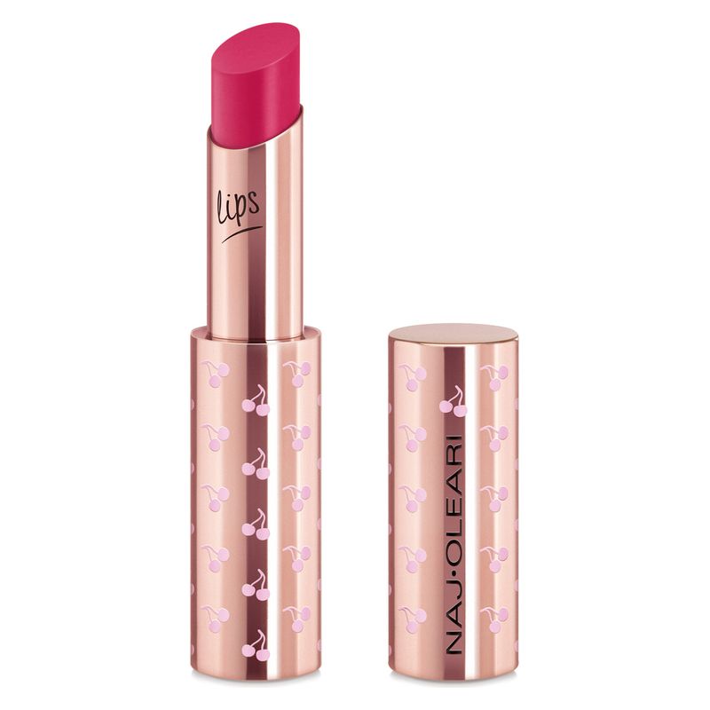 NAJ·OLEARI True Icon Lipstick, Rossetto Iconico Satinato 07 Fragola Intenso, Lunga Tenuta Idratante, Make-up Labbra Donna, 3 g NAJ·OLEARI True Icon Lipstick, Rossetto Iconico Satinato 07 Fragola Intenso, Lunga Tenuta Idratante, Make-up Labbra Donna, 3 g