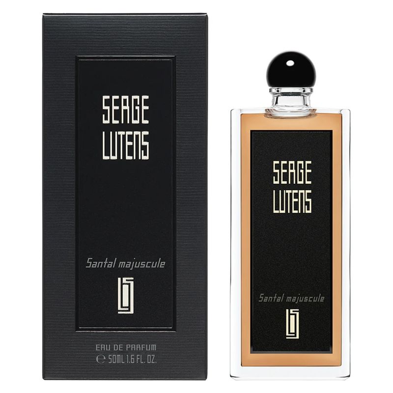 Serge Lutens Santal Majuscule, Eau de Parfum Unisex, 50 ml Spray, Profumo Orientale Legnoso, Fragranza avvolgente con Sandalo, Cacao e Rosa Damascena Serge Lutens Santal Majuscule, Eau de Parfum Unisex, 50 ml Spray, Profumo Orientale Legnoso, Fragranza avvolgente con Sandalo, Cacao e Rosa Damascena
