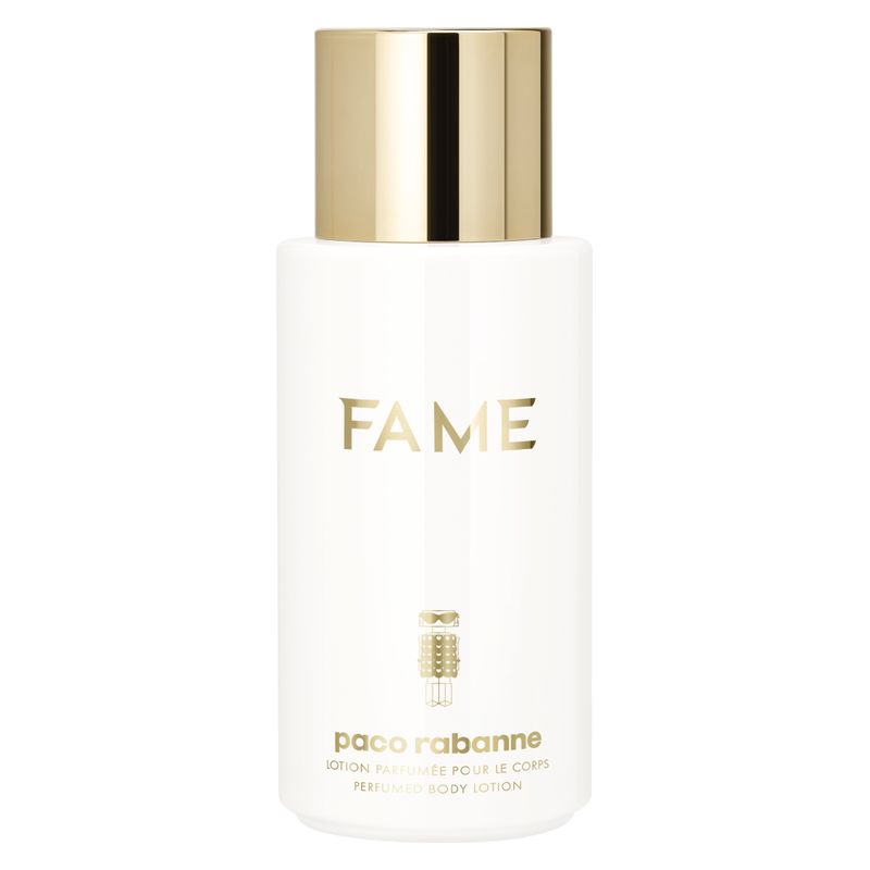Rabanne Fame, Lozione Corpo Profumata Donna, 200 ml, Crema Idratante per Pelle Morbida e Vellutata al Gelsomino, Mango e Incenso Rabanne Fame, Lozione Corpo Profumata Donna, 200 ml, Crema Idratante per Pelle Morbida e Vellutata al Gelsomino, Mango e Incenso