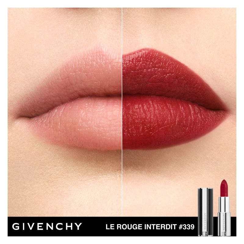 Givenchy LE ROUGE INTERDIT INTENSE SILK
ROSSETTO - Finish vellutato, colore luminoso
