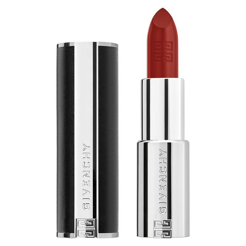 Givenchy Le Rouge Interdit Intense Silk, Rossetto Idratante Donna, 37 Rouge Grainé, 3.4 g, Lunga Tenuta, Finish Setoso e Colore Luminoso Givenchy Le Rouge Interdit Intense Silk, Rossetto Idratante Donna, 37 Rouge Grainé, 3.4 g, Lunga Tenuta, Finish Setoso e Colore Luminoso