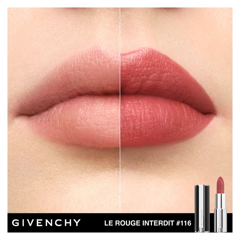 Givenchy RICARICA LE ROUGE INTERDIT INTENSE SILK - ROSSETTO Finish vellutato, colore luminoso