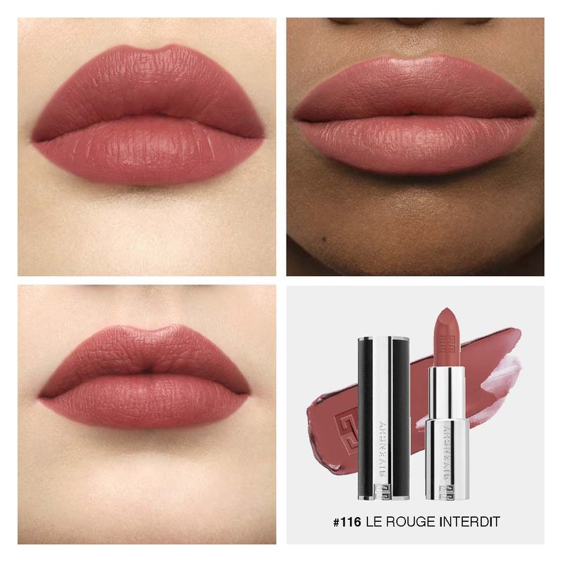 Givenchy RICARICA LE ROUGE INTERDIT INTENSE SILK - ROSSETTO Finish vellutato, colore luminoso