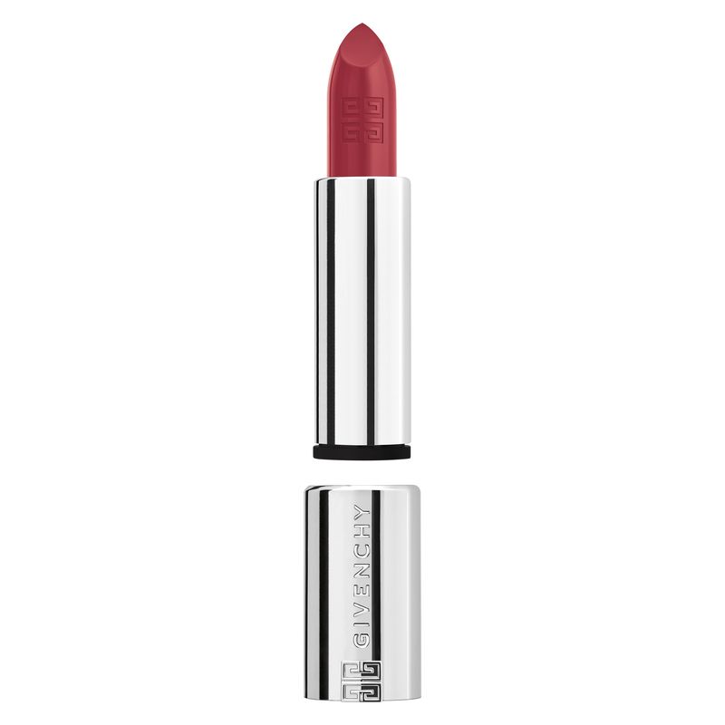 Givenchy Le Rouge Interdit Intense Silk, Rossetto Ricarica Donna, 227 Rouge Infusé, Finish Setoso e Colore Luminoso, Lunga Tenuta 12h, Idratante