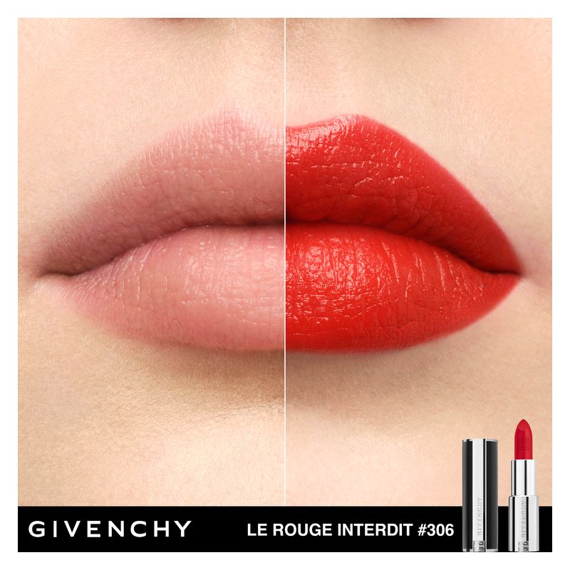 Givenchy RICARICA LE ROUGE INTERDIT INTENSE SILK - ROSSETTO Finish vellutato, colore luminoso