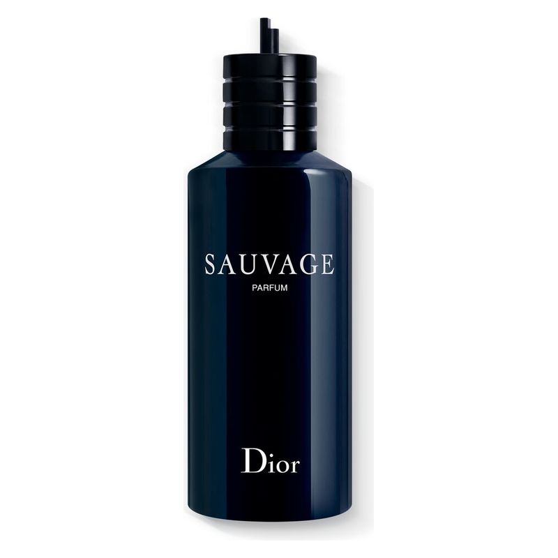 DIOR Sauvage Parfum, Ricarica Uomo, 300 ml, Eco-Sostenibile per Flacone da 100 ml, Profumo Uomo Orientale Fougère Intenso e Persistente
