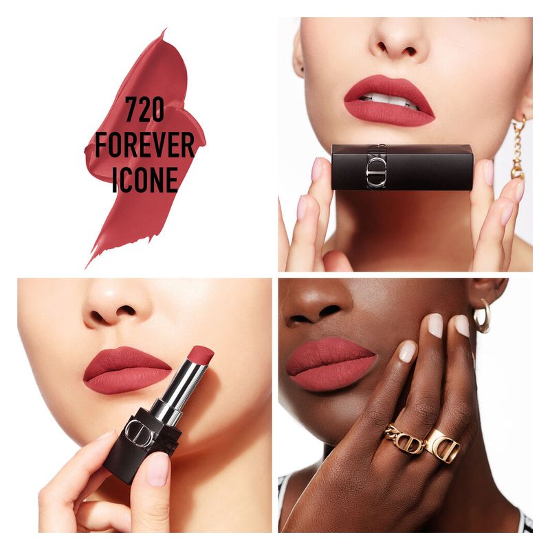 DIOR Rouge Dior Forever - Rossetto No Transfer – Mat Ultra-Pigmentato – Comfort Effetto Labbra Nude