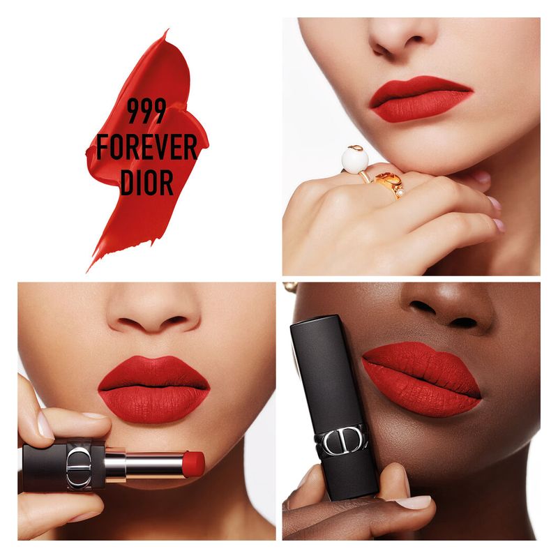 DIOR Rouge Dior Forever - Rossetto No Transfer – Mat Ultra-Pigmentato – Comfort Effetto Labbra Nude