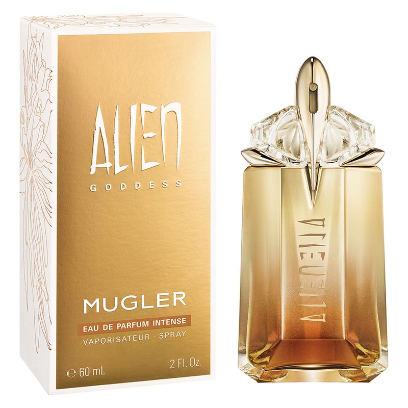 Mugler Alien Goddess Intense, Eau de Parfum Donna, 60 ml Spray, Profumo Ambrato Floreale con Note di Cocco, Gelsomino e Vaniglia Bourbon