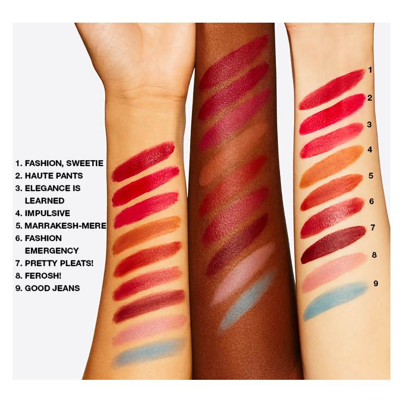 MAC Powder Kiss Liquid Lipcolour, Rossetto Liquido Effetto Opaco Donna, 5 ml, Colore Pretty Pleats!, Tinta labbra idratante e a lunga tenuta MAC Powder Kiss Liquid Lipcolour, Rossetto Liquido Effetto Opaco Donna, 5 ml, Colore Pretty Pleats!, Tinta labbra idratante e a lunga tenuta