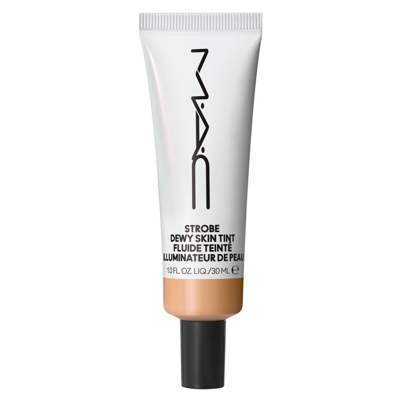 MAC Strobe Dewy Skin Tint, Idratante Colorato Illuminante Donna, 30 ml, Colore Medium 4, Fondotinta Leggero per un Effetto Glow Naturale e Radioso MAC Strobe Dewy Skin Tint, Idratante Colorato Illuminante Donna, 30 ml, Colore Medium 4, Fondotinta Leggero per un Effetto Glow Naturale e Radioso