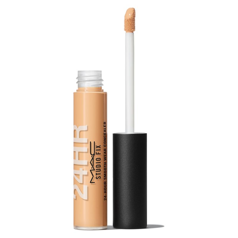 MAC Studio Fix 24-Hour Smooth Wear Concealer, Correttore Fluido Lunga Tenuta, 7 ml, Colore NC43, Copertura modulabile e finish naturale opaco MAC Studio Fix 24-Hour Smooth Wear Concealer, Correttore Fluido Lunga Tenuta, 7 ml, Colore NC43, Copertura modulabile e finish naturale opaco