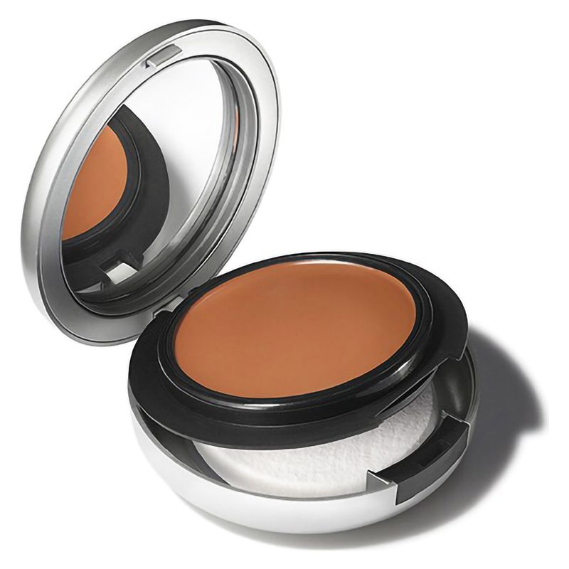 MAC Studio Fix Tech Cream-To-Powder Foundation, Fondotinta Compatto NW40, 10 g, Finish Matte Naturale, Lunga Tenuta 12H, Coprenza Media Modulabile