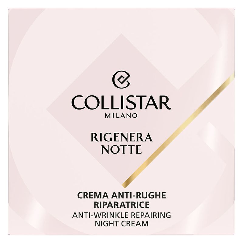 Collistar Rigenera Notte, Crema Anti-Rughe Riparatrice Donna, 50 ml, Trattamento Viso Notturno Nutriente, Rigenera e Ripara la Pelle in Profondità Collistar Rigenera Notte, Crema Anti-Rughe Riparatrice Donna, 50 ml, Trattamento Viso Notturno Nutriente, Rigenera e Ripara la Pelle in Profondità