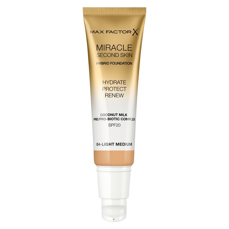 Max Factor MIRACLE SECOND SKIN HYBRID FOUNDATION SPF 20