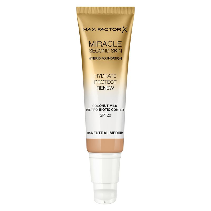 Max Factor MIRACLE SECOND SKIN HYBRID FOUNDATION SPF 20