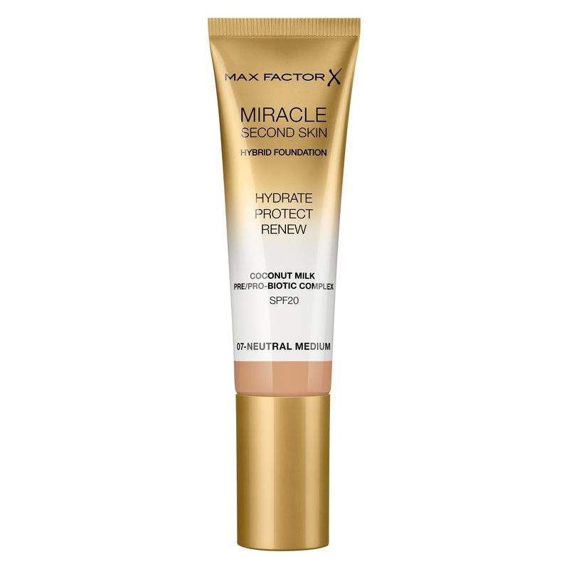 Max Factor MIRACLE SECOND SKIN HYBRID FOUNDATION SPF 20