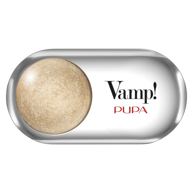 Pupa Vamp! Ombretto Wet & Dry, 201 Champagne Gold, Ombretto Cotto Luminoso e Intenso, Alta Pigmentazione, Lunga Tenuta, Make-up Occhi Professionale Pupa Vamp! Ombretto Wet & Dry, 201 Champagne Gold, Ombretto Cotto Luminoso e Intenso, Alta Pigmentazione, Lunga Tenuta, Make-up Occhi Professionale