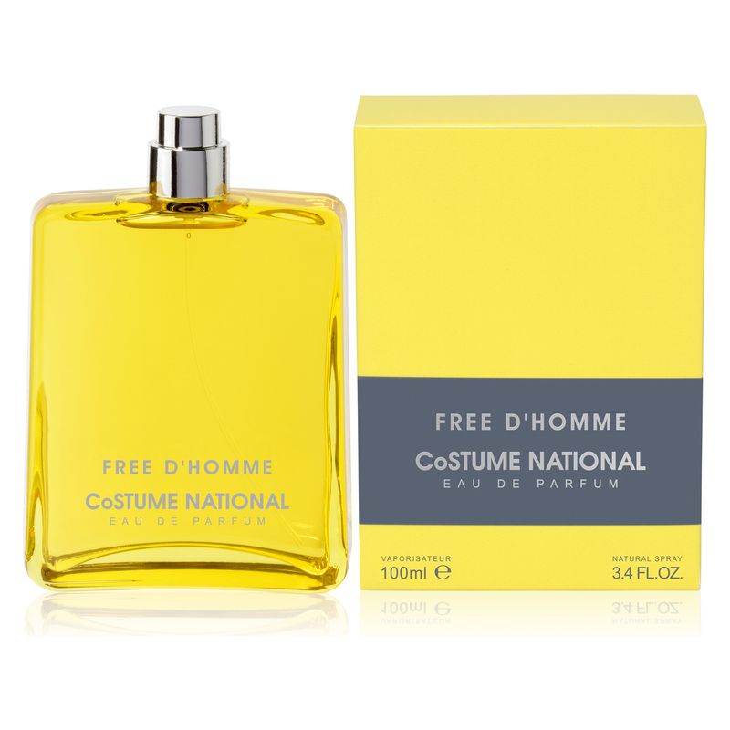 Costume National Free D'homme, Eau de Parfum Uomo, 100 ml Spray, Profumo maschile Legnoso e Speziato con note ambrate e di incenso Costume National Free D'homme, Eau de Parfum Uomo, 100 ml Spray, Profumo maschile Legnoso e Speziato con note ambrate e di incenso