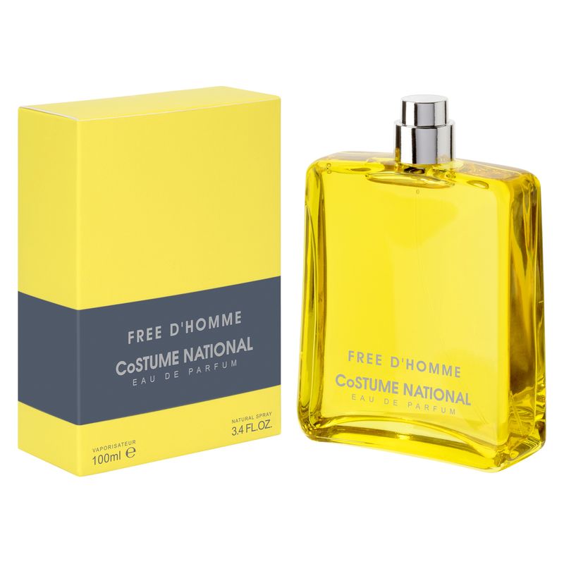 Costume National Free D'homme, Eau de Parfum Uomo, 100 ml Spray, Profumo maschile Legnoso e Speziato con note ambrate e di incenso Costume National Free D'homme, Eau de Parfum Uomo, 100 ml Spray, Profumo maschile Legnoso e Speziato con note ambrate e di incenso