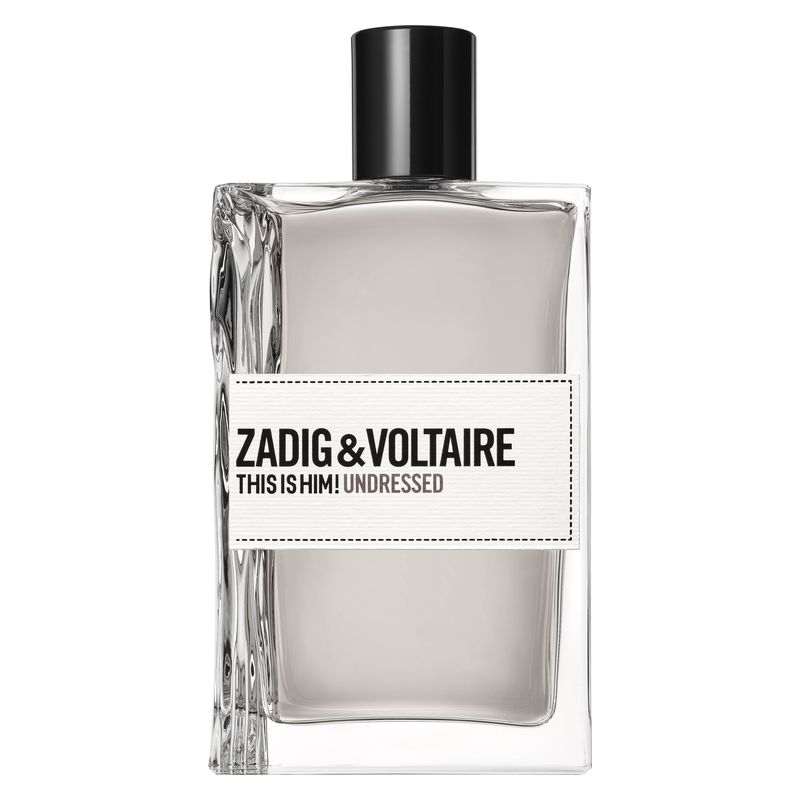 Zadig & Voltaire This Is Him! Undressed, Eau de Toilette Uomo, 100 ml Spray, Fragranza maschile boisé speziata, Profumo fresco e sensuale Zadig & Voltaire This Is Him! Undressed, Eau de Toilette Uomo, 100 ml Spray, Fragranza maschile boisé speziata, Profumo fresco e sensuale