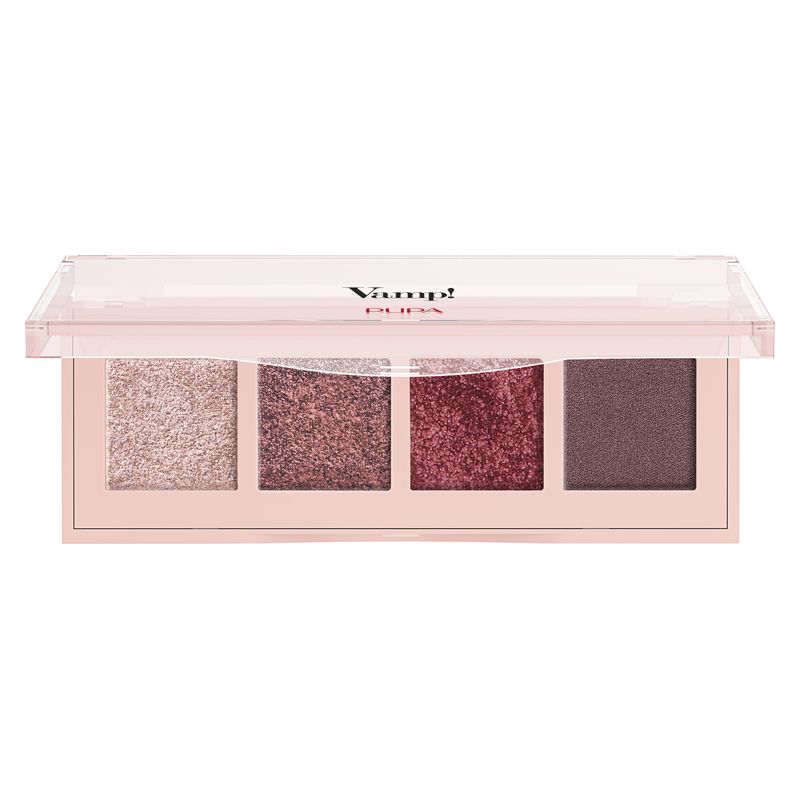 Pupa Vamp! Palette 4 Ombretti, Palette Occhi Donna, 7.6 g, 003 Pinkish Bronze, Multi-Finish Matt, Satinato e Metallico per look intensi e luminosi Pupa Vamp! Palette 4 Ombretti, Palette Occhi Donna, 7.6 g, 003 Pinkish Bronze, Multi-Finish Matt, Satinato e Metallico per look intensi e luminosi