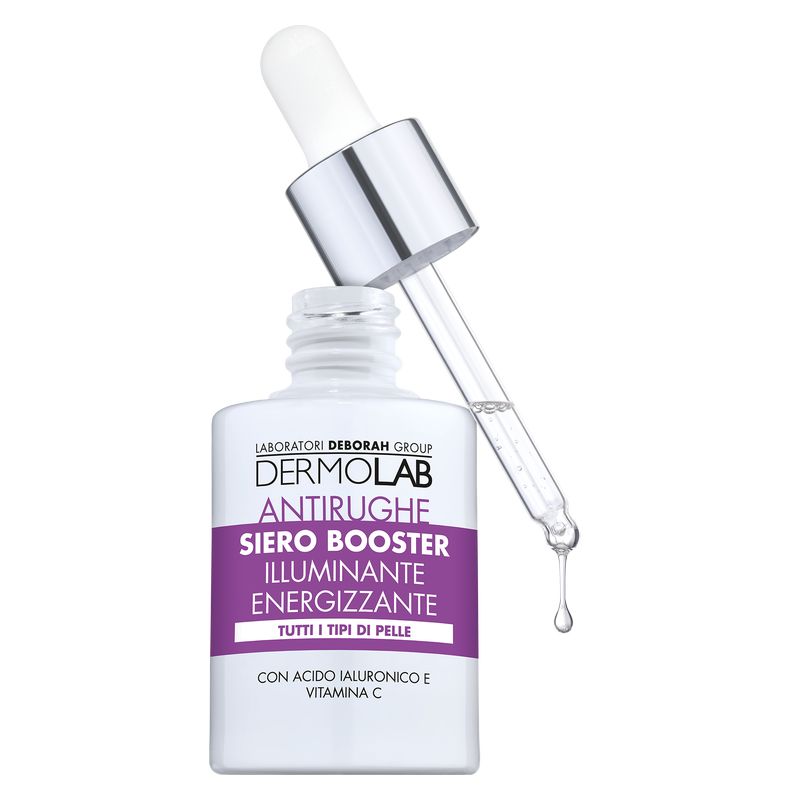 Dermolab SIERO BOOSTER ILLUMINANTE ENERGIZZANTE TUTTI I TIPI DI PELLE CON ACIDO IALURONICO E VITAMINA C
