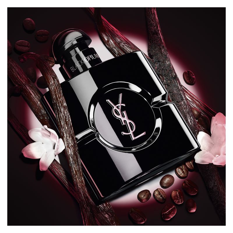 Yves Saint Laurent Black Opium Le Parfum, Le Parfum Donna, 50 ml Spray, Intensa Fragranza Ambrato Vanigliato, Profumo Femminile Gourmand