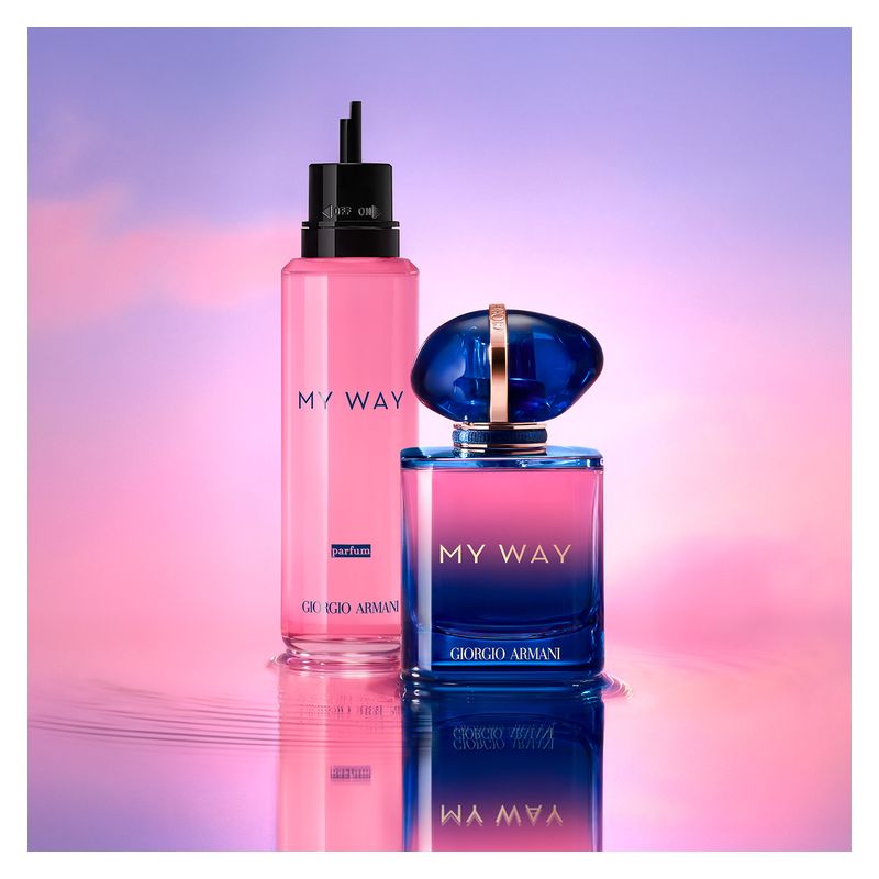 Armani My Way Parfum, Ricarica Profumo Donna, 100 ml, Fragranza Floreale Legnosa, Intensa e Sensuale, Idea Regalo