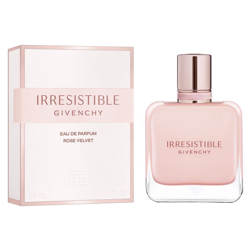 Givenchy Irresistible Rose Velvet, Eau de Parfum Donna, 35 ml Spray, Profumo Floreale Chypre Muschiato con Note di Rosa Vellutata e Patchouli Bianco