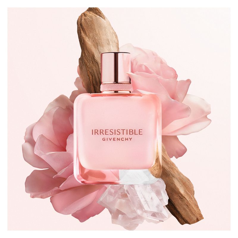 Givenchy Irresistibile Rose Velvet, Eau de Parfum Donna, 80 ml Spray, Profumo Floreale Chypre Muschiato con note di Rosa Vellutata e Patchouli Bianco