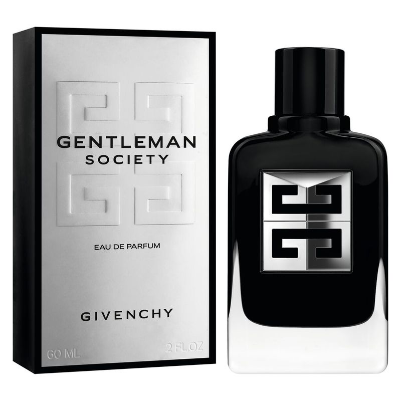 Givenchy Gentleman Society, Eau de Parfum Uomo, 60 ml Spray, Profumo maschile legnoso e aromatico con note di Narciso Selvatico e Vetiver