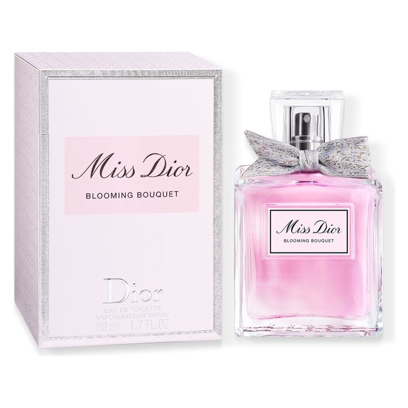 DIOR Miss Dior Blooming Bouquet, Eau de Toilette Donna, 50 ml Spray, Profumo Floreale Fresco con Note di Peonia, Rosa Damascena e Muschi Bianchi
