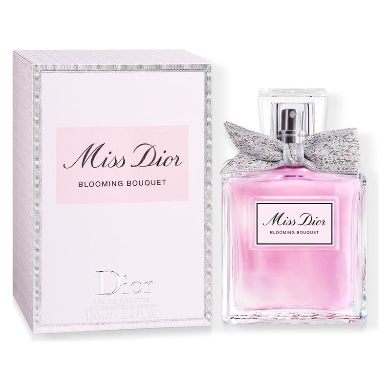 DIOR Miss Dior Blooming Bouquet, Eau de Toilette Donna, 100 ml Spray, Fragranza Fresca e Delicata, Profumo Floreale con note di Peonia e Rosa Damascena