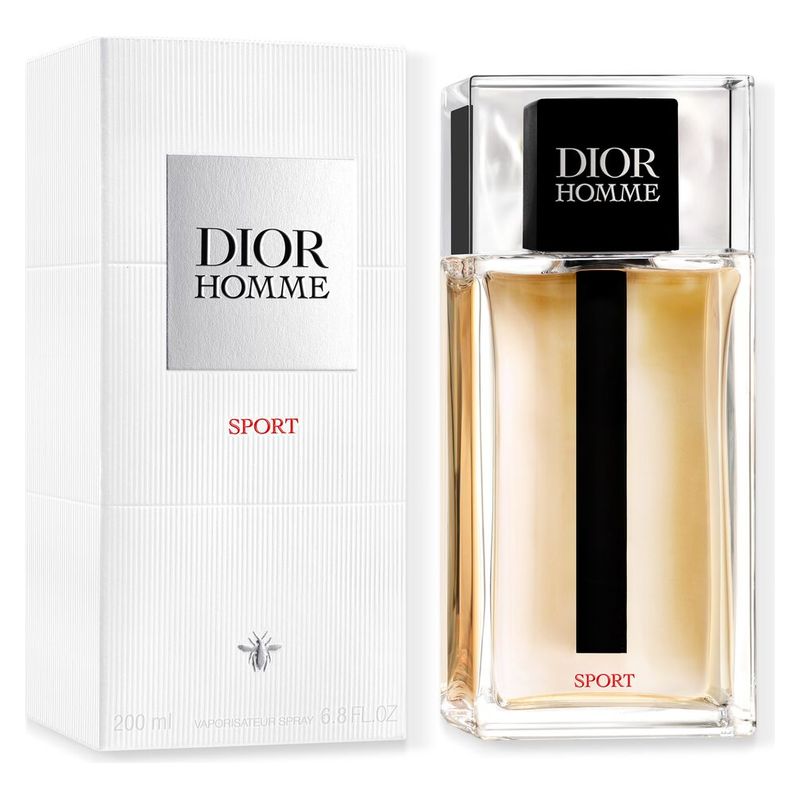 DIOR Homme Sport, Eau de Toilette Uomo, 200 ml Spray, Fragranza Fresca, Legnosa e Speziata, Profumo Maschile Agrumato e Ambrato a Lunga Durata