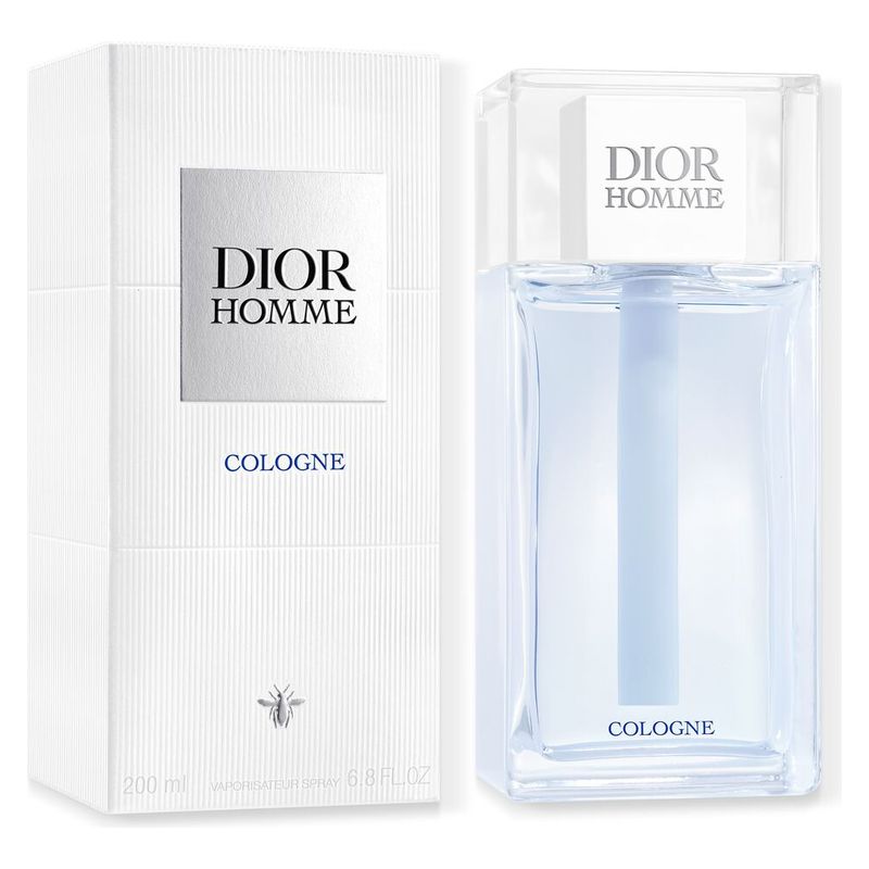 DIOR Homme Cologne, Eau de Toilette Uomo, 200 ml Spray, Profumo maschile agrumato, fresco e muschiato, un classico intramontabile per ogni occasione