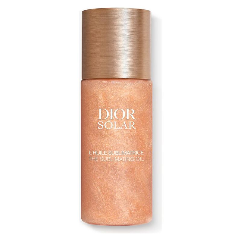 DIOR Dior Solar L'Olio Sublimante, Olio Secco Illuminante Corpo, Viso e Capelli, Idratante e Perfezionatore di Abbronzatura, Effetto Luminoso, 125 ml