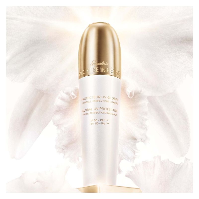 Guerlain ORCHIDÉE IMPÉRIALE BRIGHTENING LE PROTECTEUR UV GLOBAL - Fluide protecteur SPF 50 - PA+++ Giovinezza, Perfezione, Radiosità