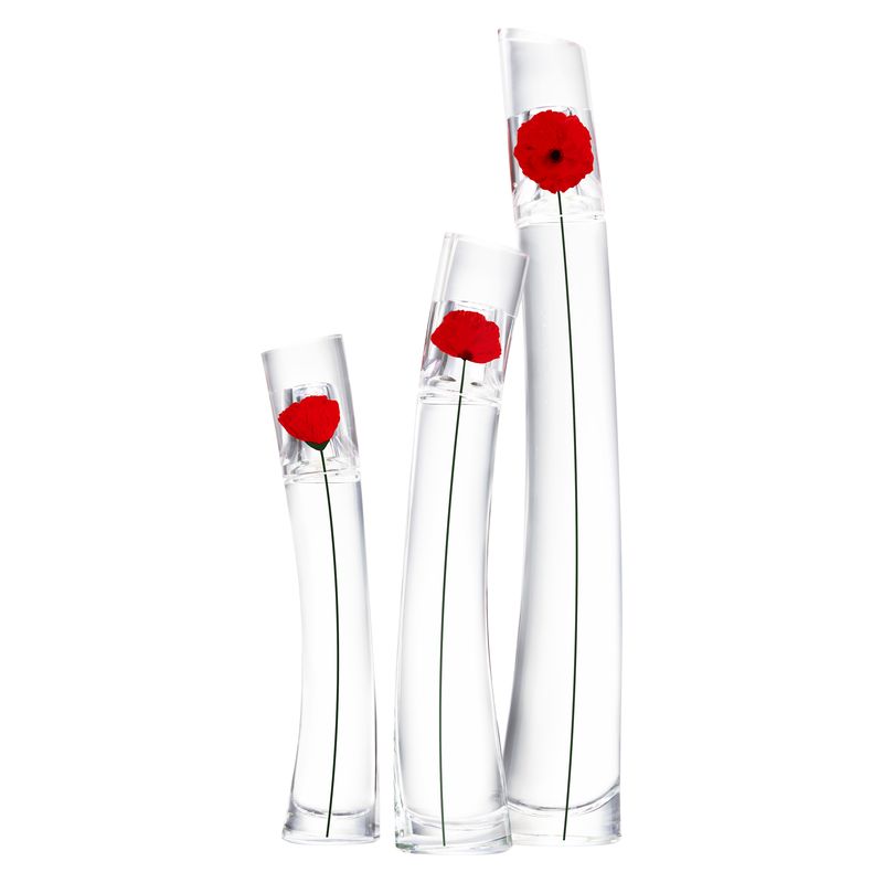 Kenzo Flower by Kenzo, Eau de Parfum Donna, 100 ml Spray, Fragranza Ricaricabile, Iconico Profumo Femminile Floreale e Cipriato