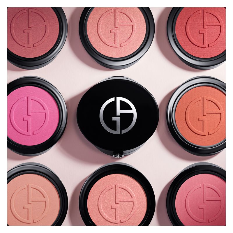 Armani Luminous Silk Glow Blush, Fard in Polvere Effetto Luminoso, Colore 11 In Love/Warm Nude, 3.6 g, Make-up Viso per un Colorito Sano e Naturale