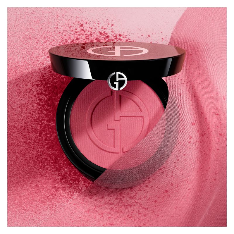 Armani Luminous Silk Glow Blush, Fard in Polvere Donna, 51 Amore, 4 g, Finish Luminoso e Naturale, Effetto Soft-Focus per una Pelle Levigata