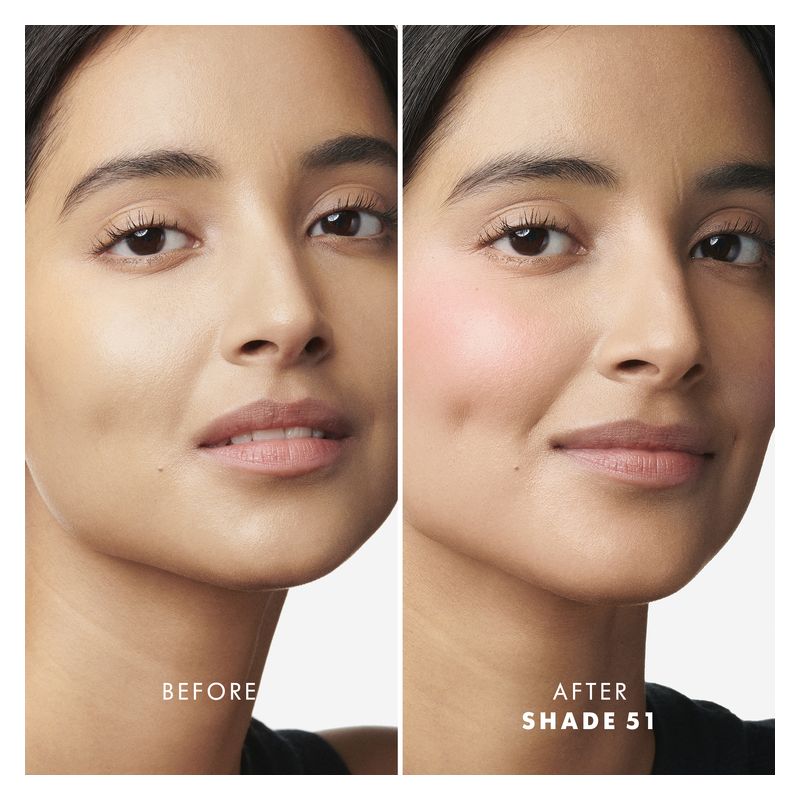 Armani Luminous Silk Glow Blush, Fard in Polvere Donna, 51 Amore, 4 g, Finish Luminoso e Naturale, Effetto Soft-Focus per una Pelle Levigata