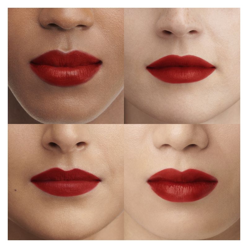 Armani Lip Maestro Satin, Rossetto Liquido Donna, 08 Rooftop Party, Finish Satinato, Lunga Tenuta e Idratante, Colore Intenso Rosso