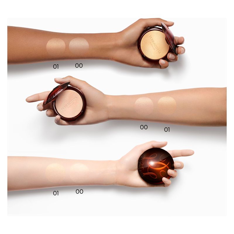 Guerlain TERRACOTTA LUMINIZER LA POUDRE ILLUMINANTE - 96% DI INGREDIENTI DI ORIGINE NATURALE - Luminosità scintillante e dorata