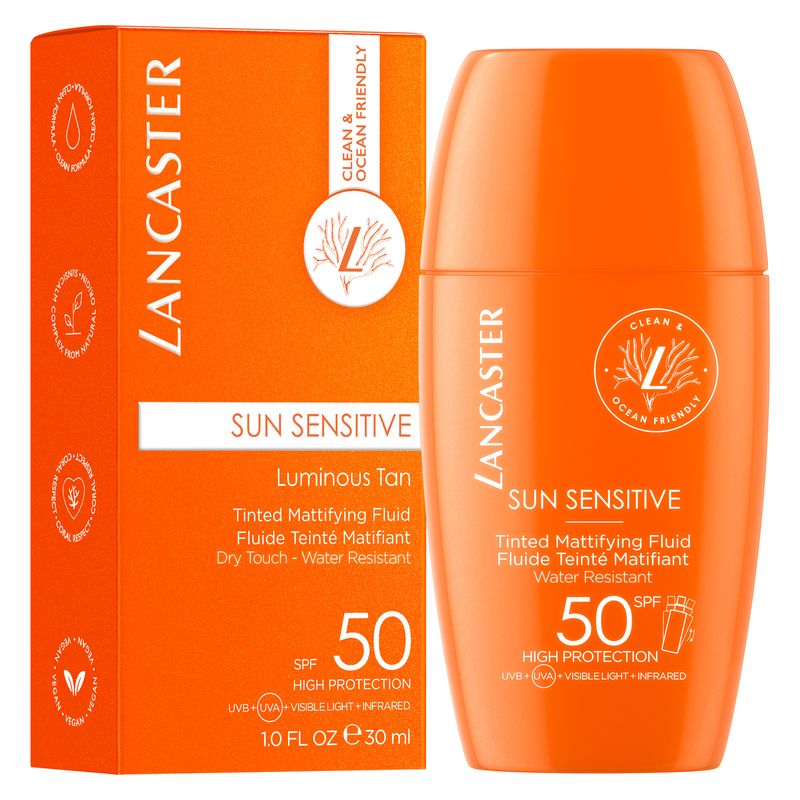 Lancaster Sun Sensitive Tinted Mattifying Fluid Spf 50